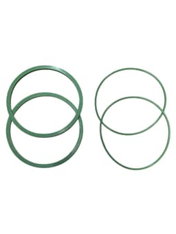 Р/к масляного фильтра КАМАЗ ЕВРО (зел. фторсиликон) 2 разных фильтра, СТРОЙМАШ р/к 17