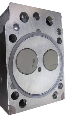 Головка блока цилиндров КАМАЗ в сборе с клапанами, КАМАЗ