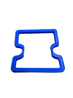 Прокладка клапанной крышки Камаз Евро (фторосиликон, синяя), КВАДРАТИС