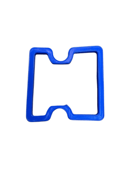 Прокладка клапанной крышки Камаз Евро (фторосиликон, синяя), КВАДРАТИС